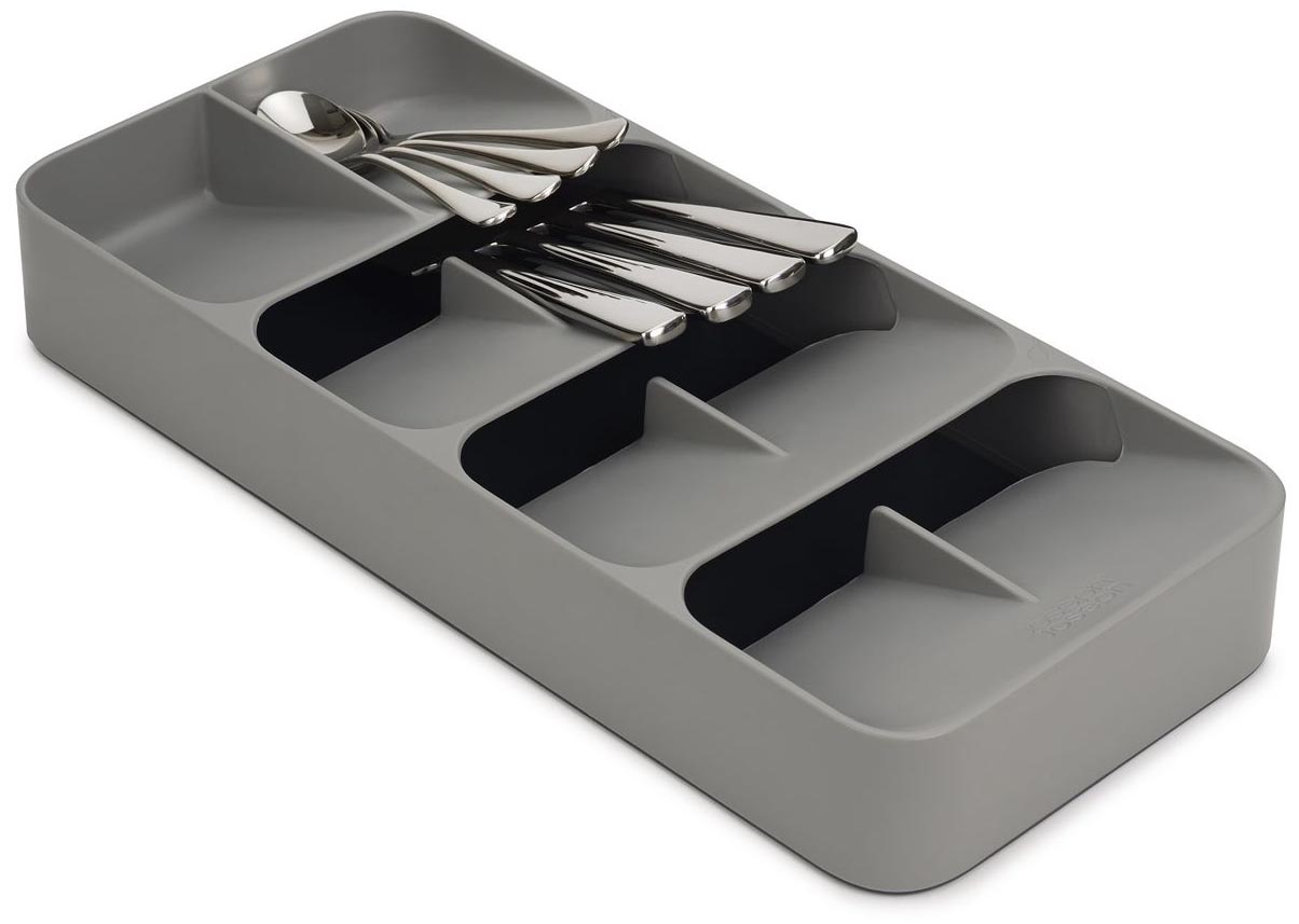 Organizer na sztućce szary 40x22 cm – grafika-1.