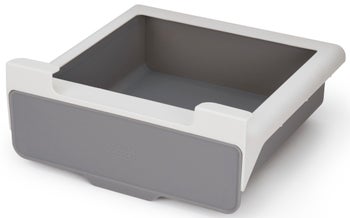 Organizer szufladka podpółkowa CupboardStore biało-szara – obraz-1