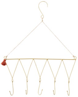 Organizer wiszący metalowy złoty 25x30 cm – obraz-1