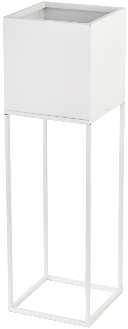 Osłonka na doniczkę biała 19x67 cm – obraz-1