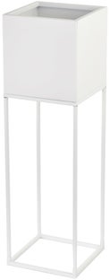 Osłonka na doniczkę biała 19x67 cm – obraz-1