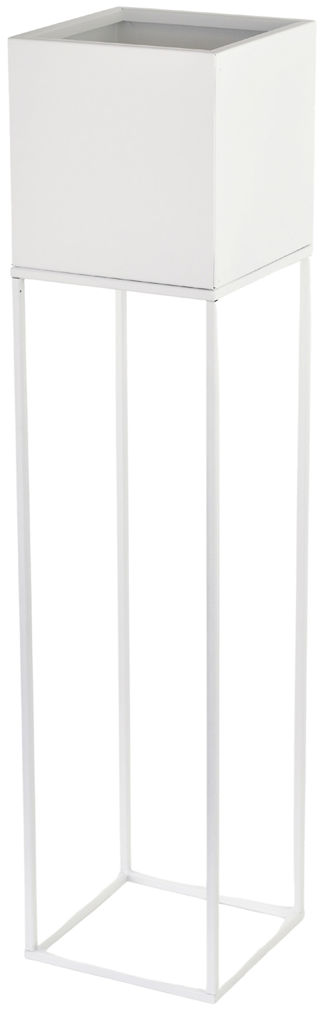 Osłonka na doniczkę biała 19x87 cm – obraz-1