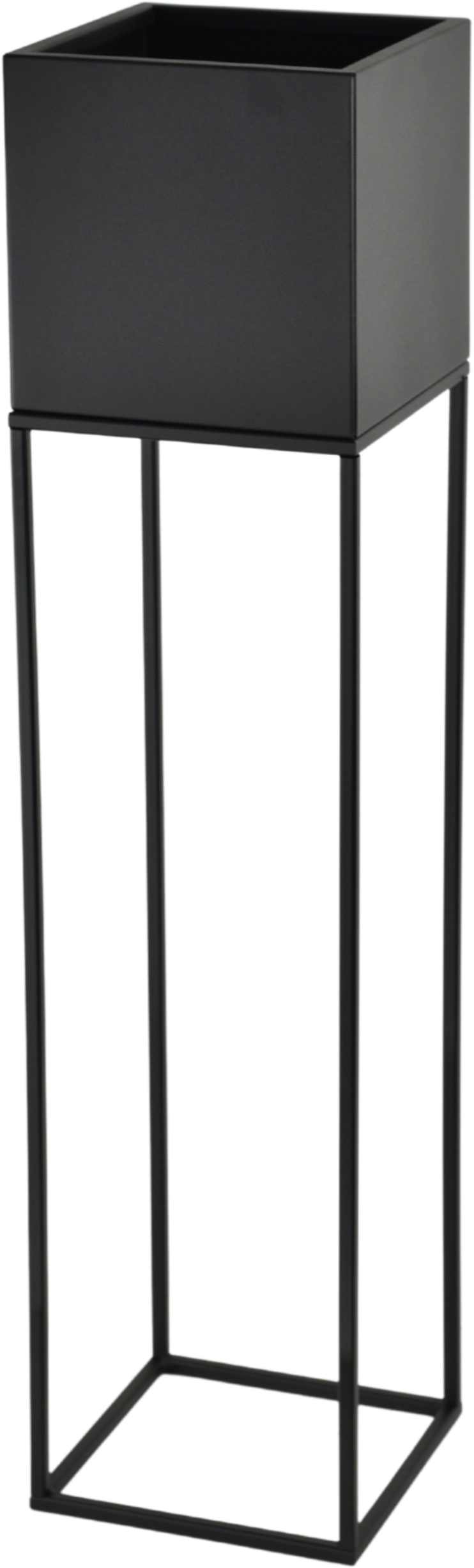 Osłonka na doniczkę czarna 19x87 cm – obraz-1