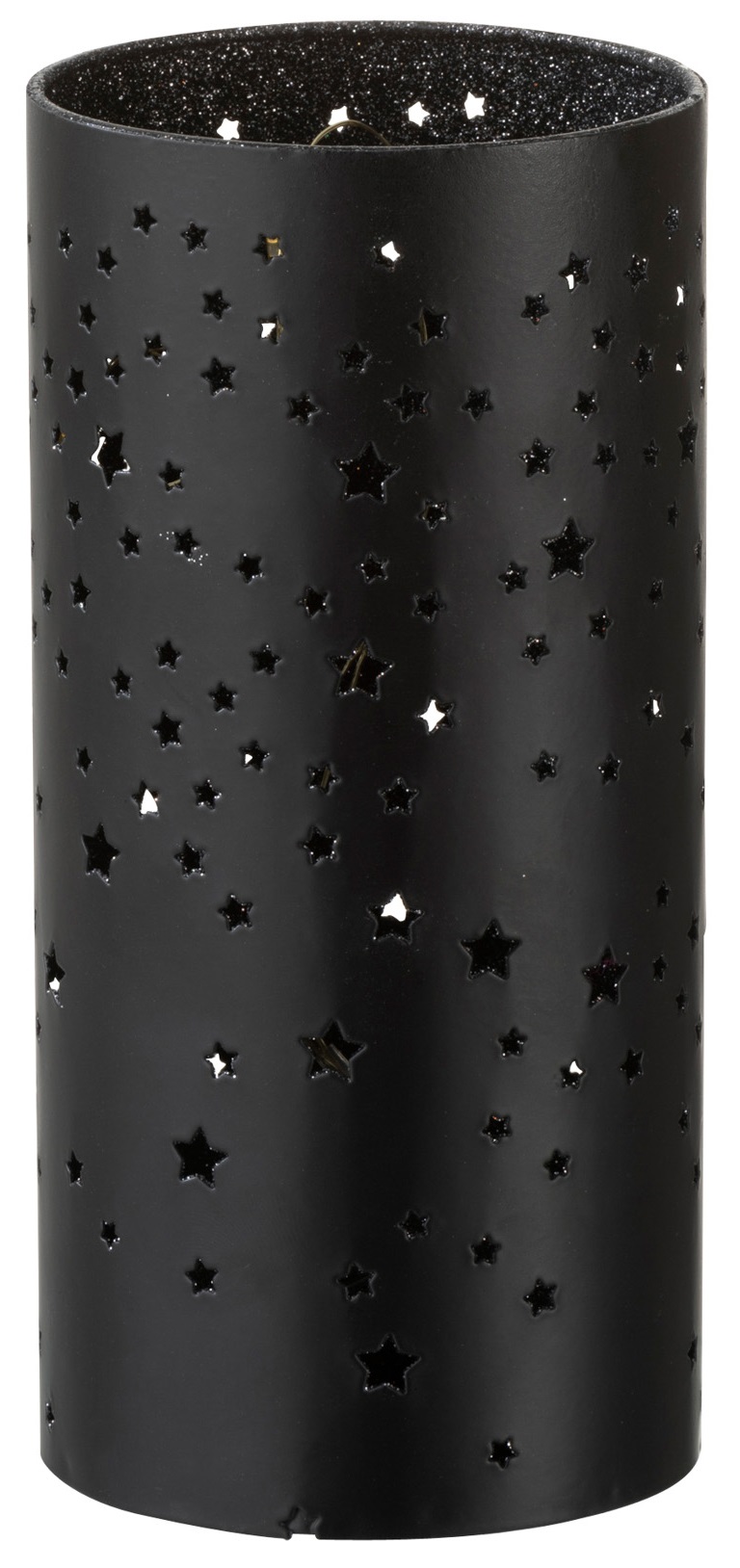 Oświetlenie dekoracyjne LED szklane czarne Ø9x19 cm – obraz-1