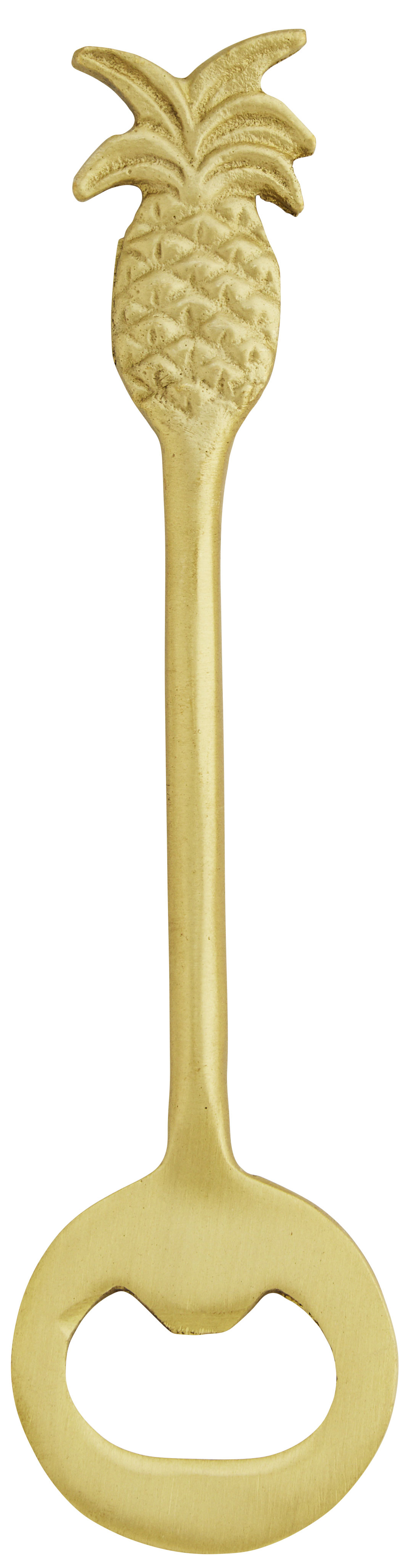 Otwieracz do butelek mosiężny złoty 16 cm – grafika-1.