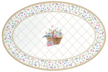 Овално плато за сервиране SPRING BLOOM – изображение-1