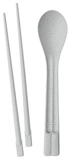 Pałeczki turystyczne z łyżką szare 23 cm – obraz-1