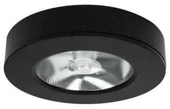 Panel LED natynkowy Ø11x2 cm 3000k czarny – obraz-1