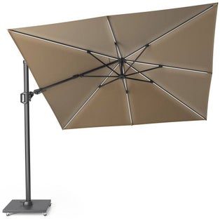 Parasol ogrodowy brązowy 296x296 cm – obraz-1