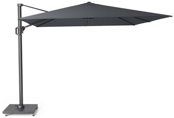 Parasol ogrodowy szary 296x296 cm – obraz-1