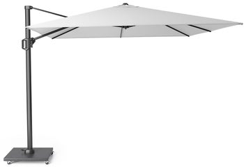 Parasol ogrodowy biały 296x296 cm – obraz-1