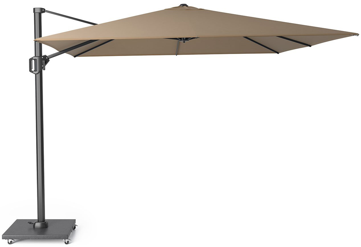 Parasol ogrodowy brązowy 296x296 cm – obraz-1