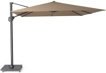 Parasol ogrodowy brązowy 296x296 cm – obraz-1