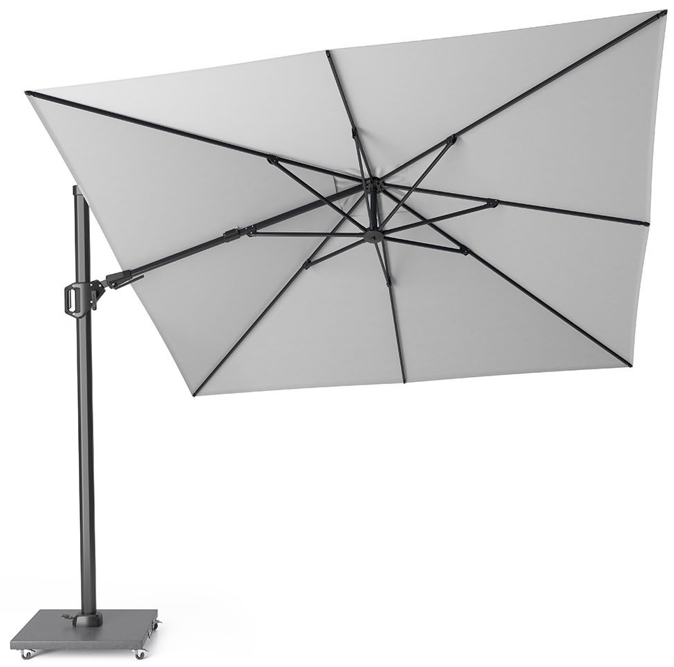 Parasol ogrodowy biały 296x296 cm – obraz-1