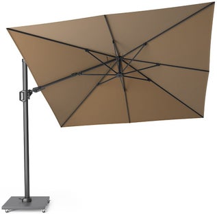 Parasol ogrodowy brązowy 296x296 cm – obraz-1
