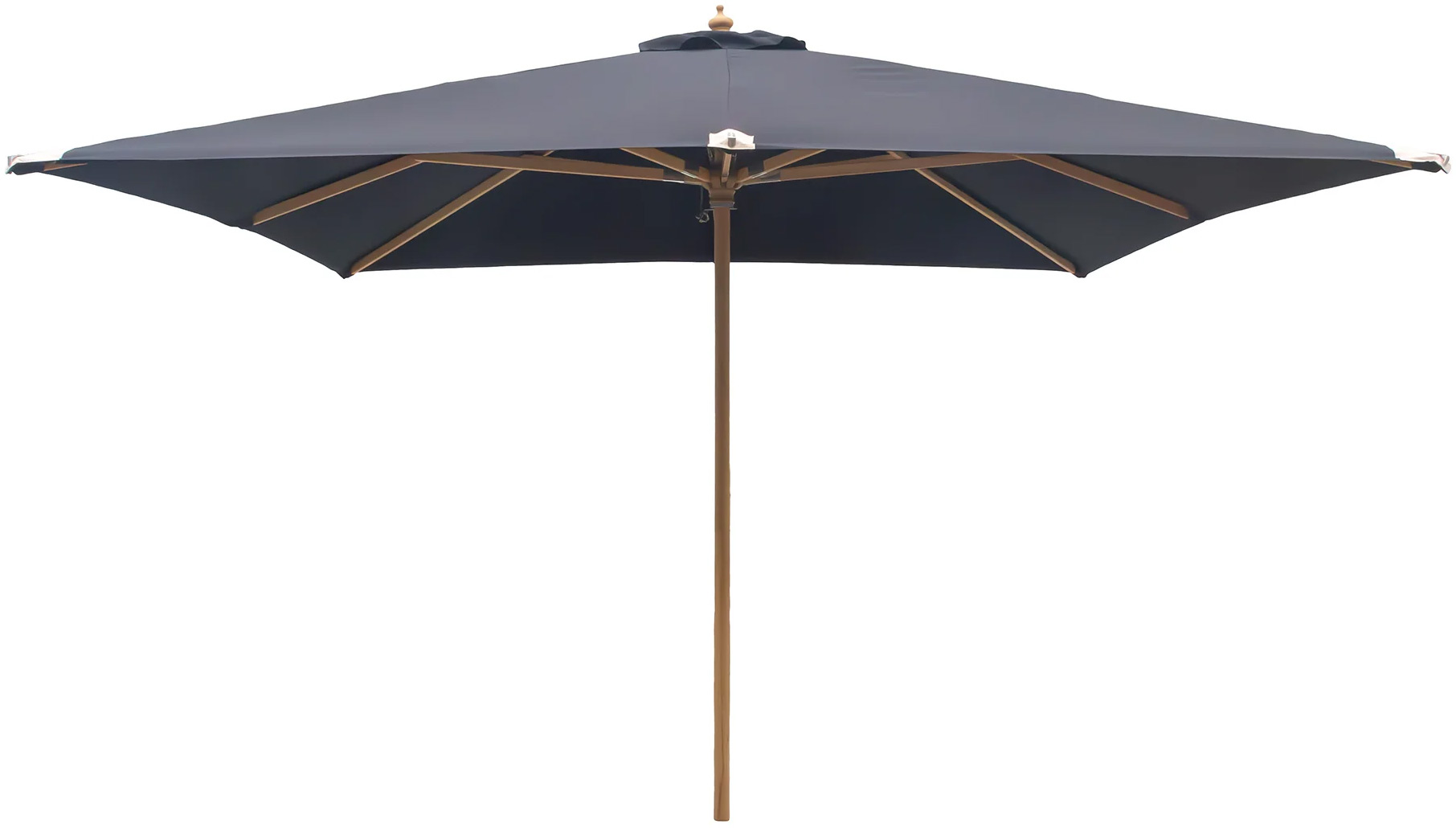 Parasol ogrodowy kwadratowy 300x300 cm czarny – grafika-1.
