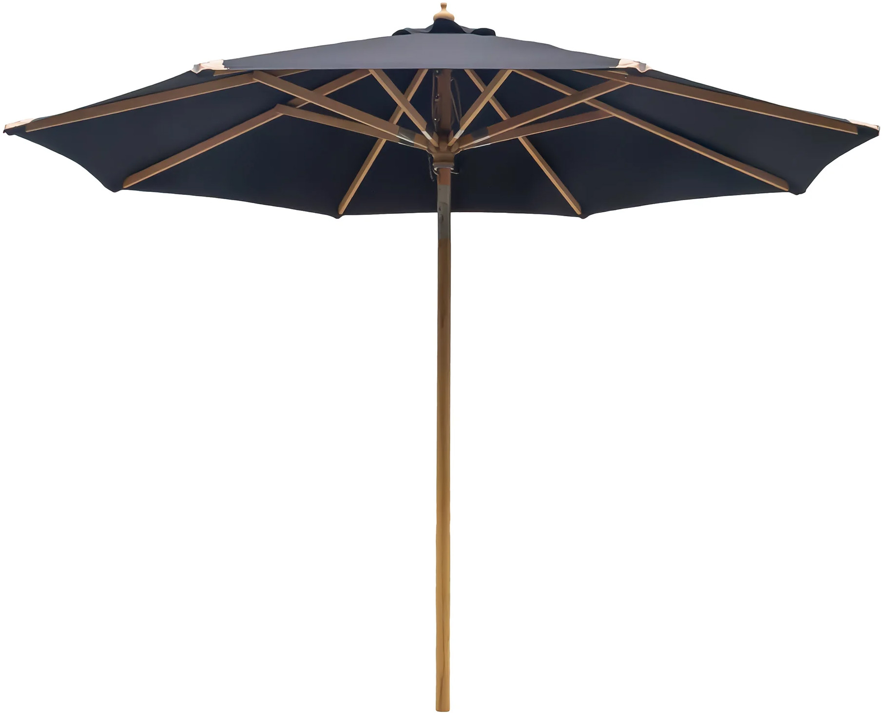 Parasol ogrodowy ø300 cm czarny – grafika-1.