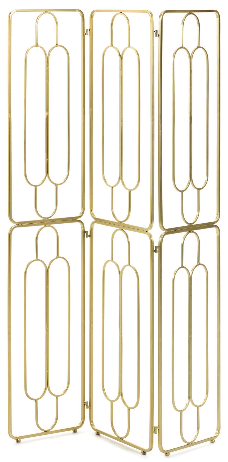 Parawan 123x182 cm złoty – obraz-1