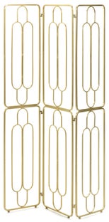 Parawan 123x182 cm złoty – obraz-1