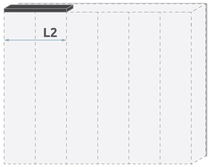 Паспарту без осветление за гардероб Sonata L2/PN – изображение-1