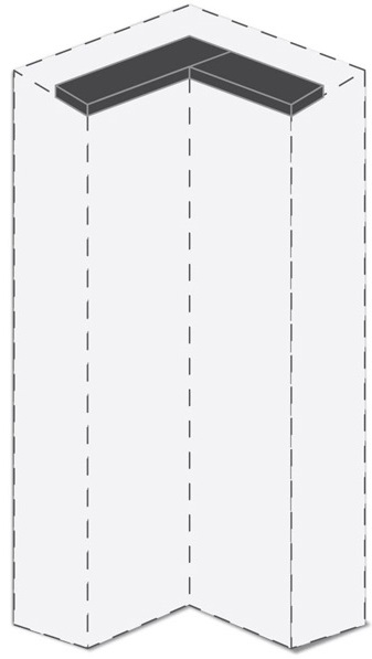 Паспарту без осветление за гардероб Sonata LU-LD/PN – изображение-1