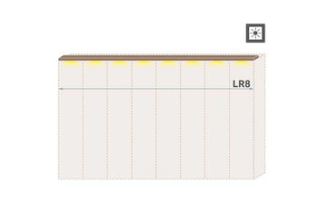 Паспарту с осветление за гардероб Galea LR8/GL – изображение-1