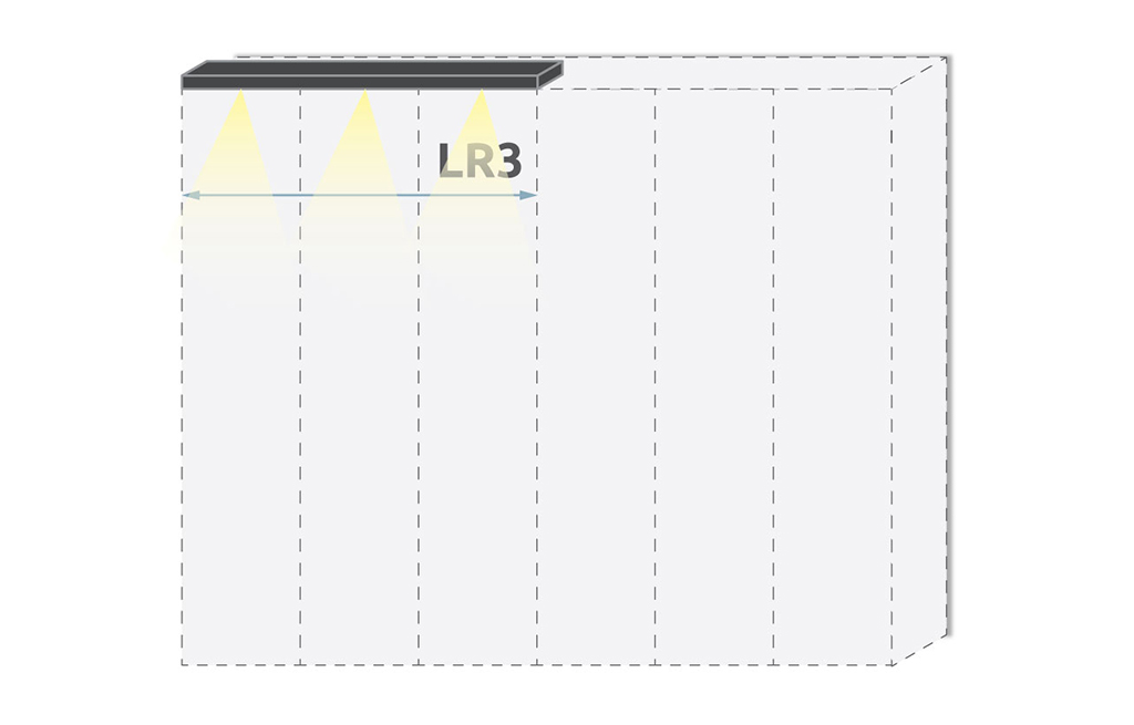 Паспарту с осветление за гардероб Sonata LR3/PN – изображение-1