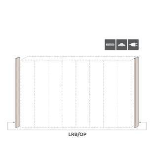 Паспарту с трансформатор за гардероб LRB Aria – изображение-1
