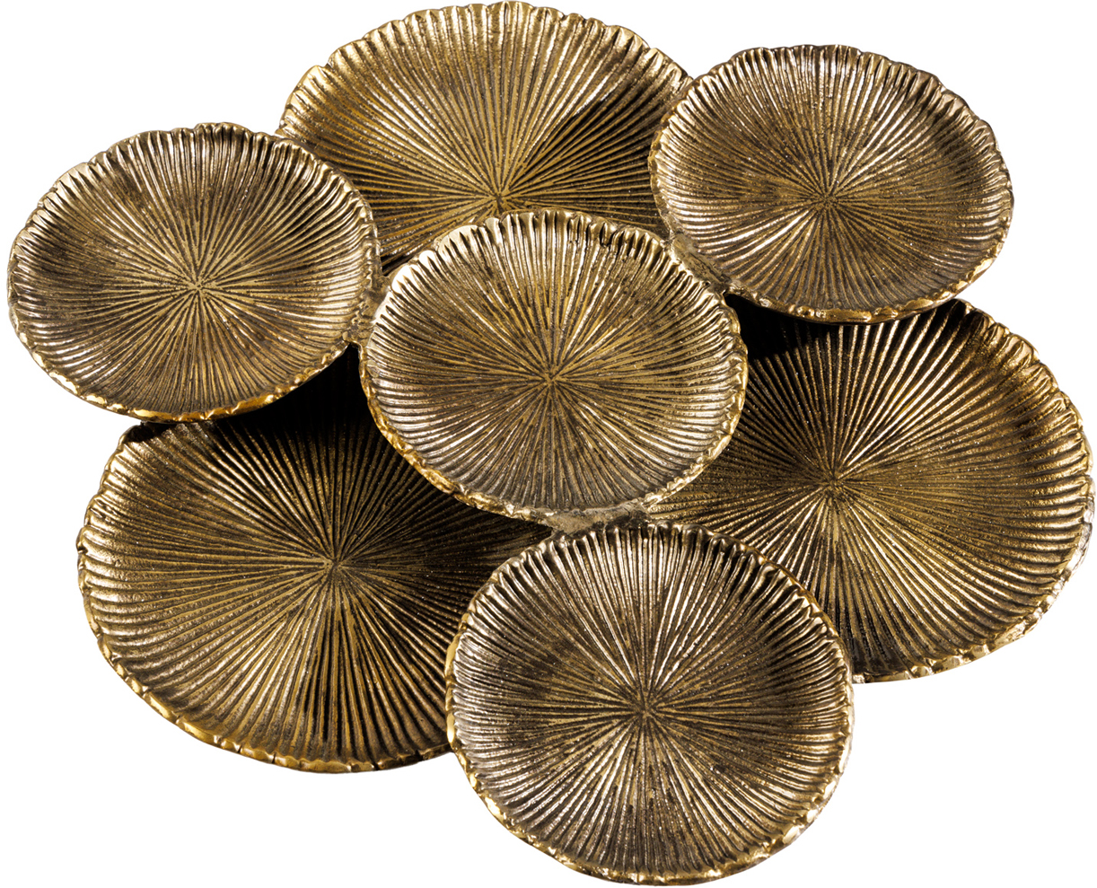 Patera wielopoziomowa złota aluminiowa 44 cm – grafika-1.