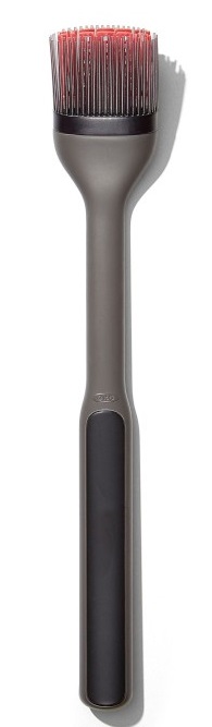 Pędzel silikonowy do grillowania szaro-czerwony – grafika-1.