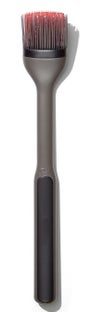 Pędzel silikonowy do grillowania szaro-czerwony – grafika-1.