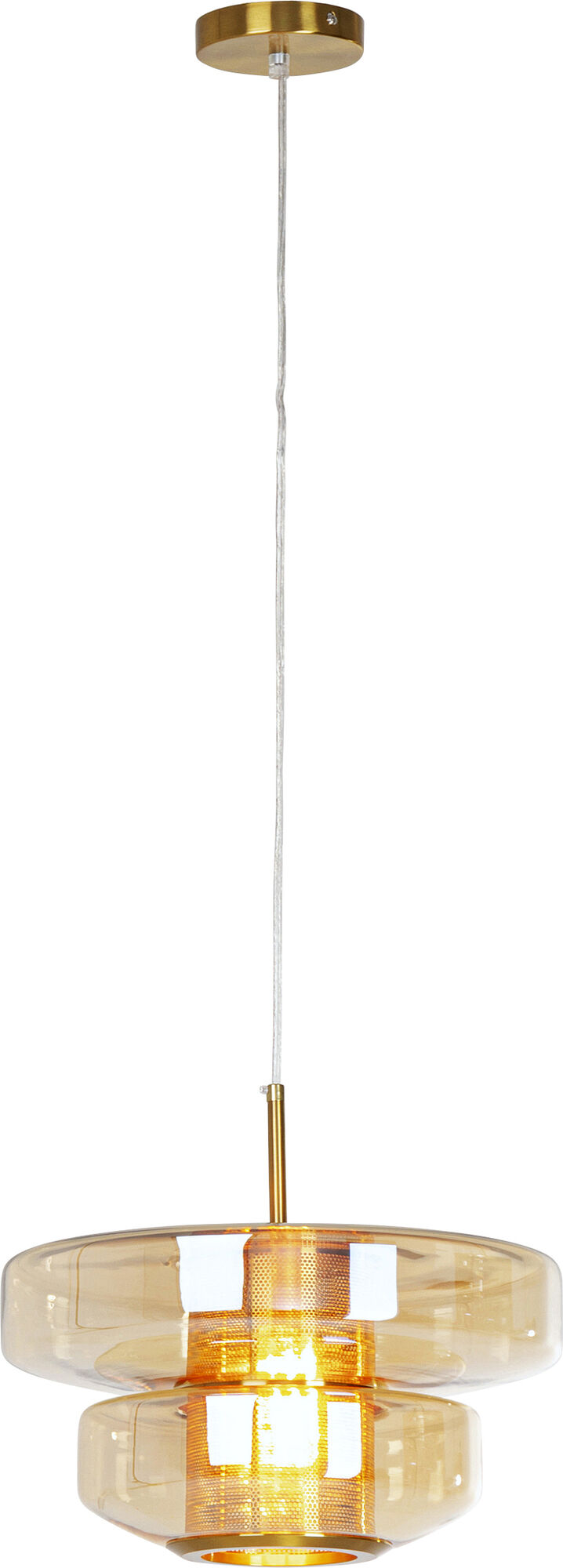 Amber Arcadia Függőlámpa Ø34cm – kép-1.