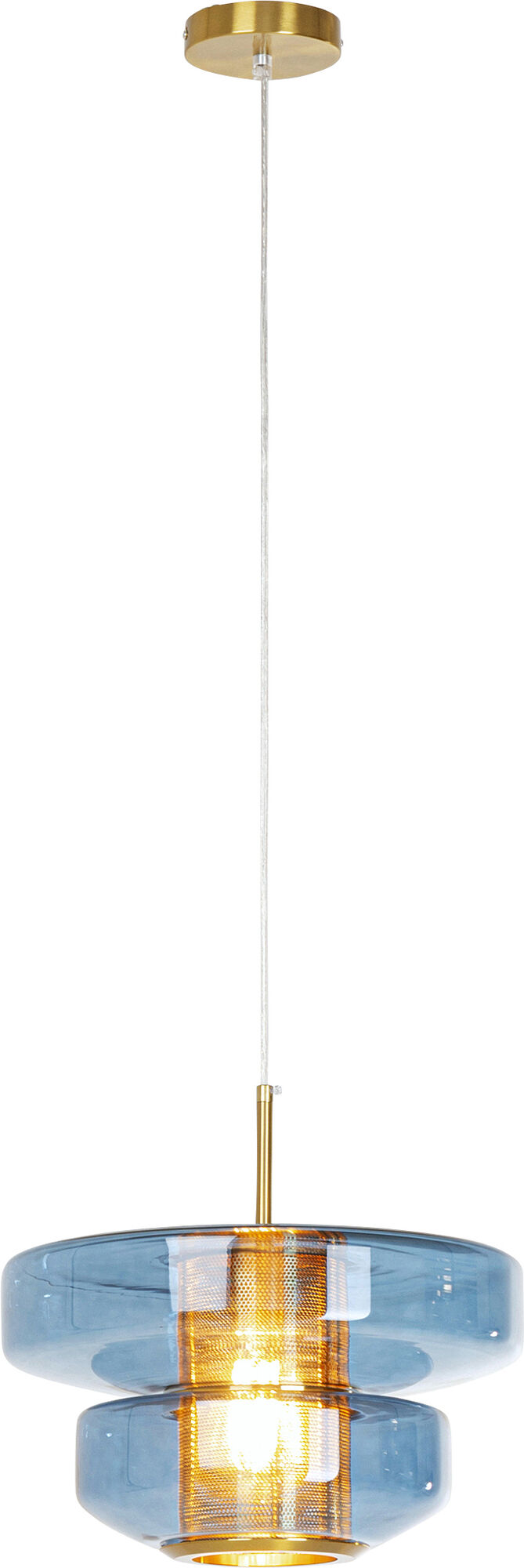 Kék Arcadia Függőlámpa Ø34cm – kép-1.