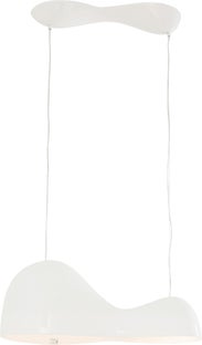 Lámpara colgante Cloud Beam Double Blanco 100cm – Imagen-1.