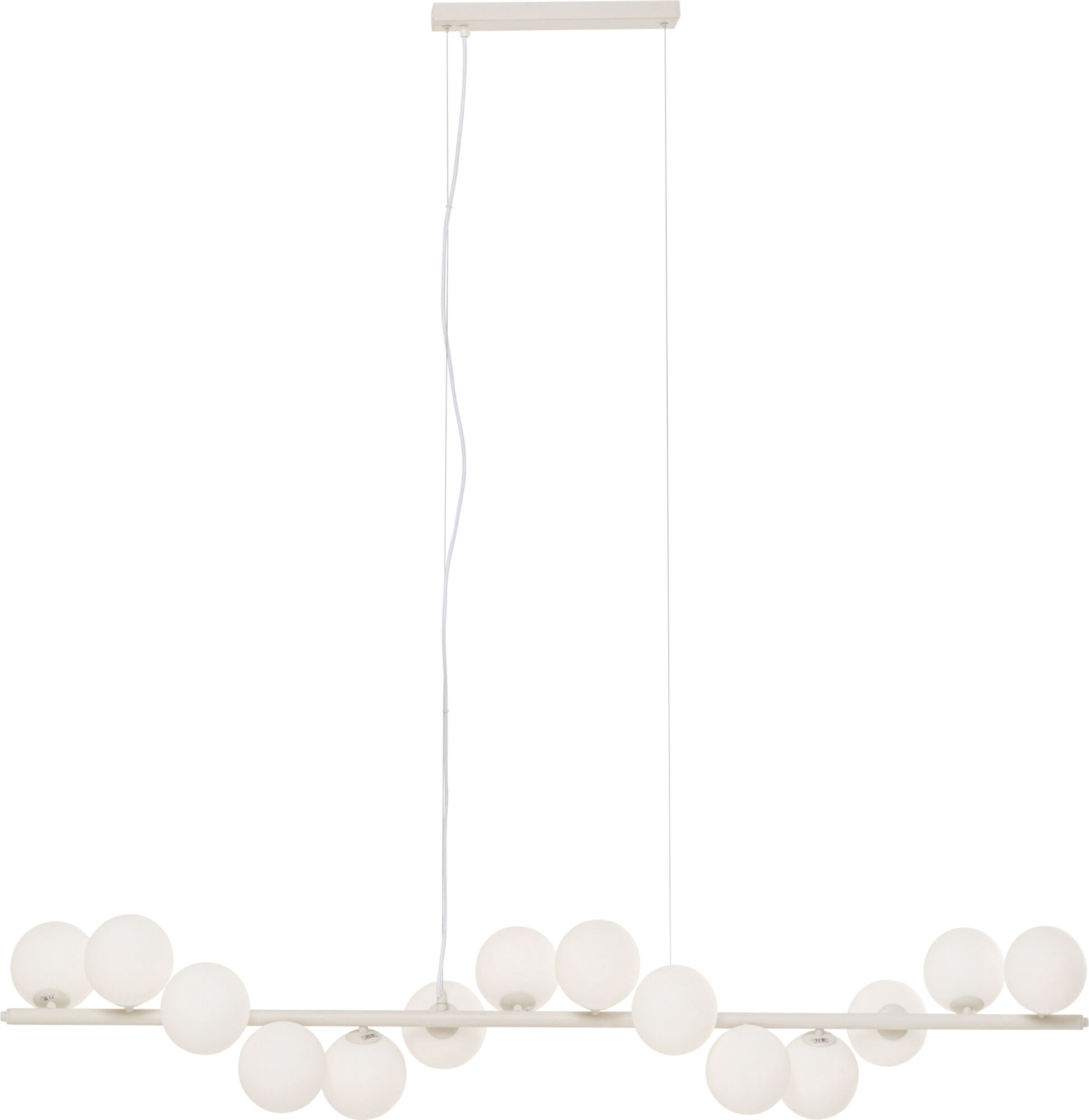 Milky Greige Scala Balls Függőlámpa 150cm – kép-1.