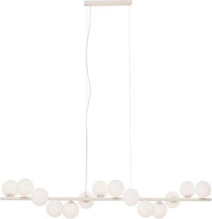 Lámpara Colgante Scala Balls Greige Lácteo 150cm – Imagen-1.