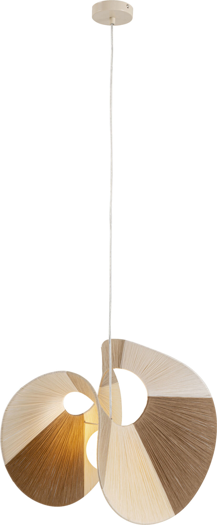 Lampa wisząca Sella Beige 150cm – obraz-1