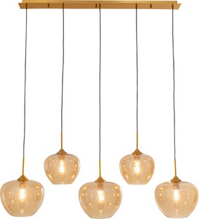 Pendant Lamp Sphere Amber Five 160cm – billede-1.