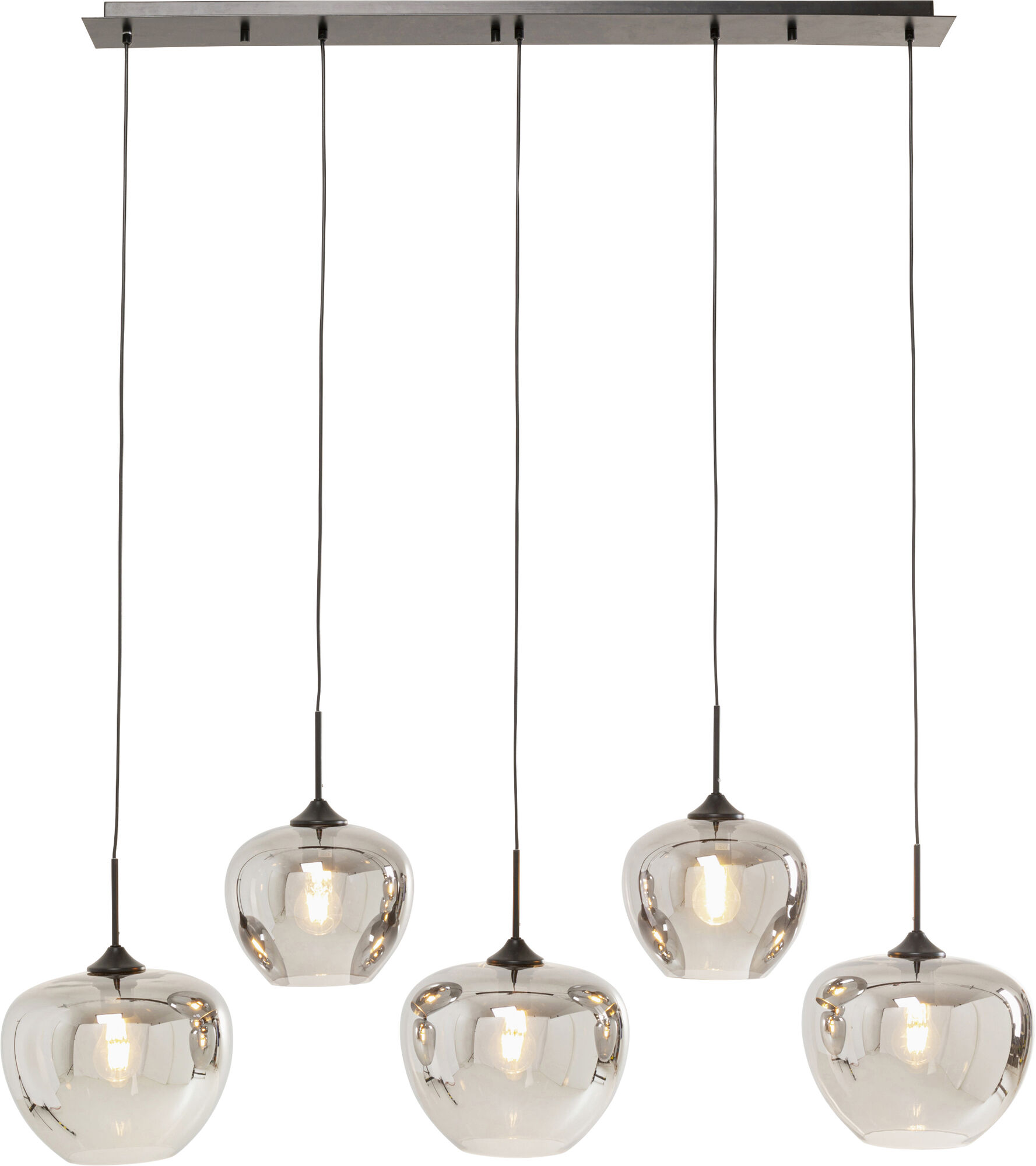 Viseća lampa Sphere Smoke Five 160cm – slika-1.