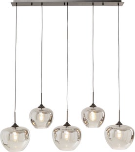 Pakabinamas šviestuvas Sphere Smoke Five 160cm – paveikslėlis-1.