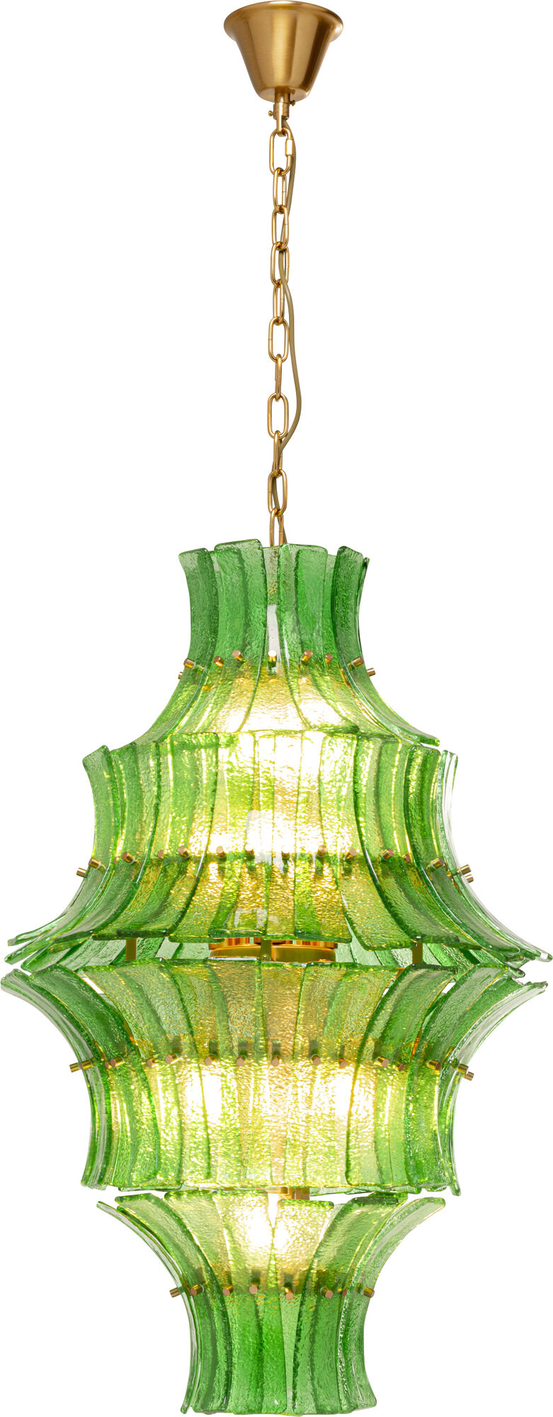 Viseća lampa Venezia Double Green Ø53cm – slika-1.