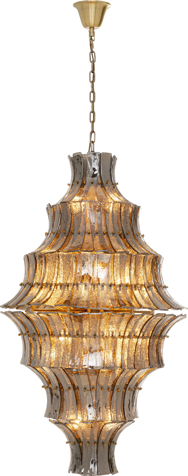 Viseća lampa Venezia Double Smoke Ø71cm – slika-1.