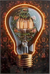 Slika Art Bulb LED 80x120cm – slika-1.