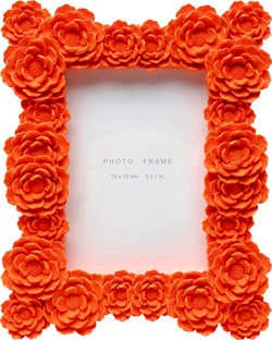 Bilderamme Flowerdream oransje 13x18 cm – bilde-1.