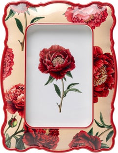 Portarretratos Peonías Crema 10x15cm – Imagen-1.