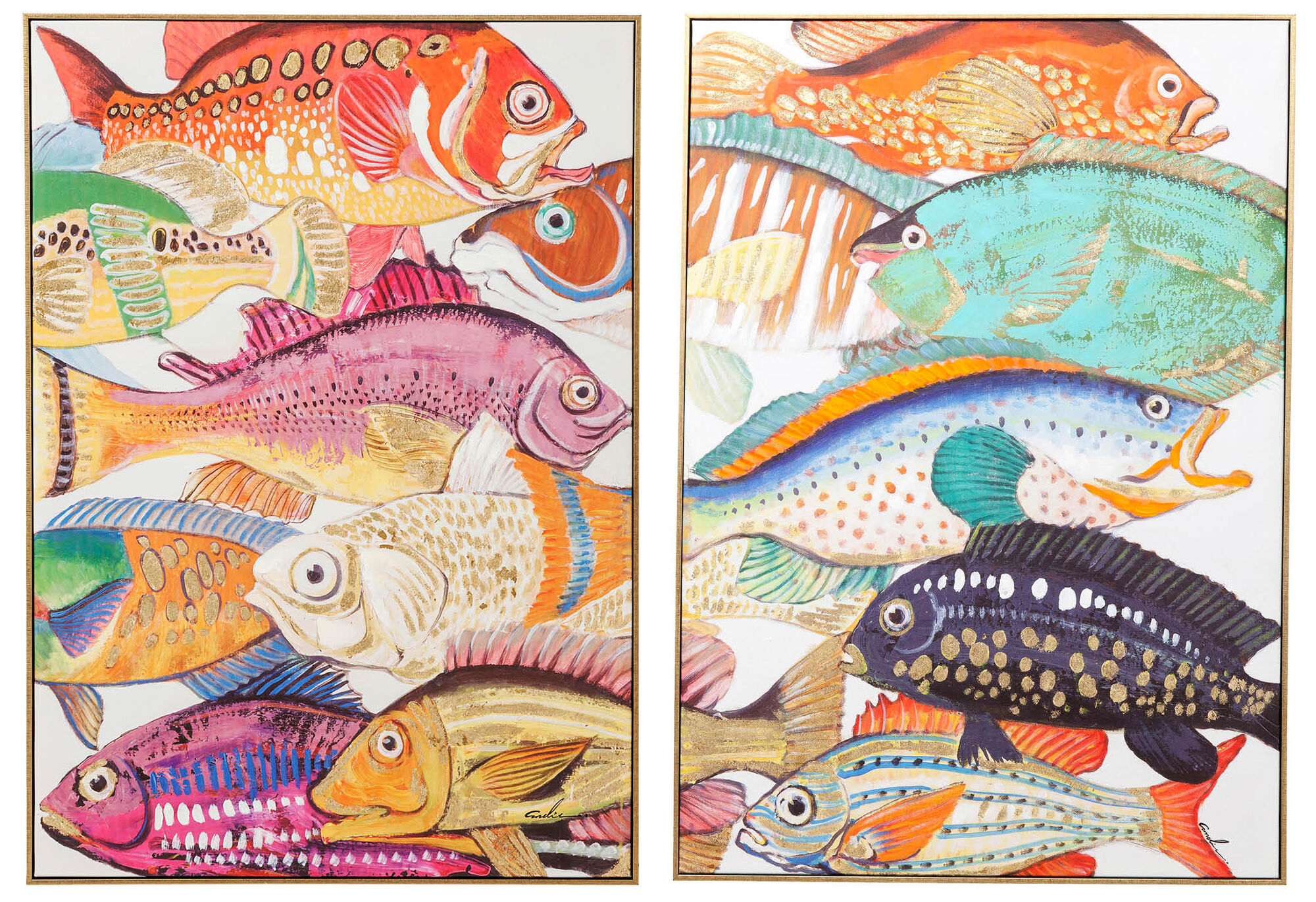 Obraz Touched Fish Meeting One (2/Set) – grafika-1.