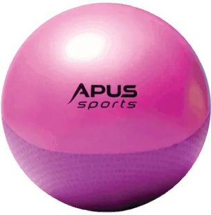 Piłka gimnastyczna Ø55 cm różowa – obraz-1