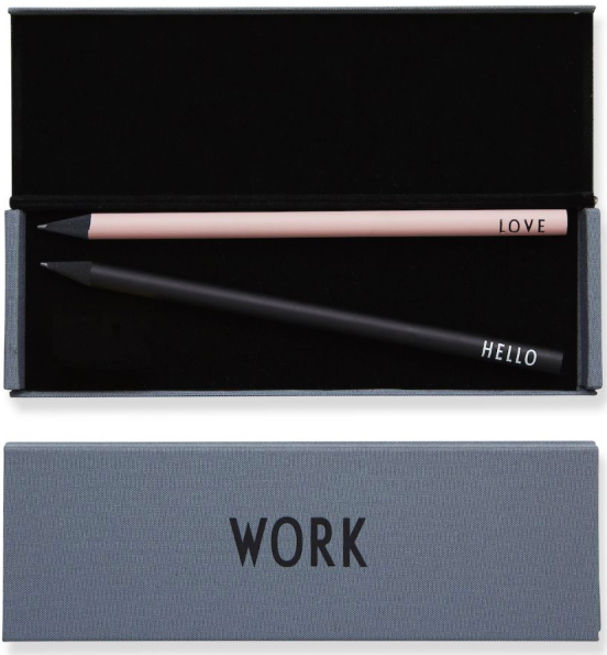 Piórnik metalowy szary 17x6 cm – obraz-1