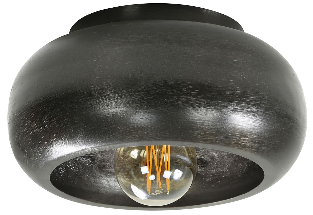 Plafon Fay Sky Ø34x18 cm czarny niklowy – grafika-1.
