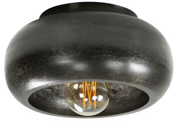 Plafon Fay Sky Ø34x18 cm czarny niklowy – grafika-1.